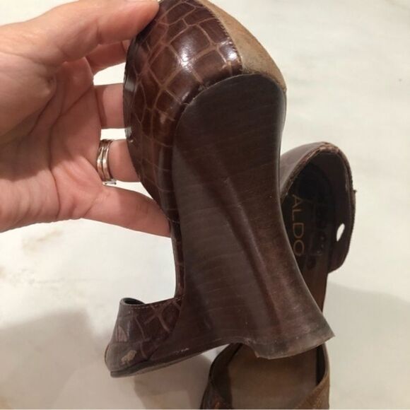 Vintage Y2K Aldo wedges size 8 - Picture 5 of 9